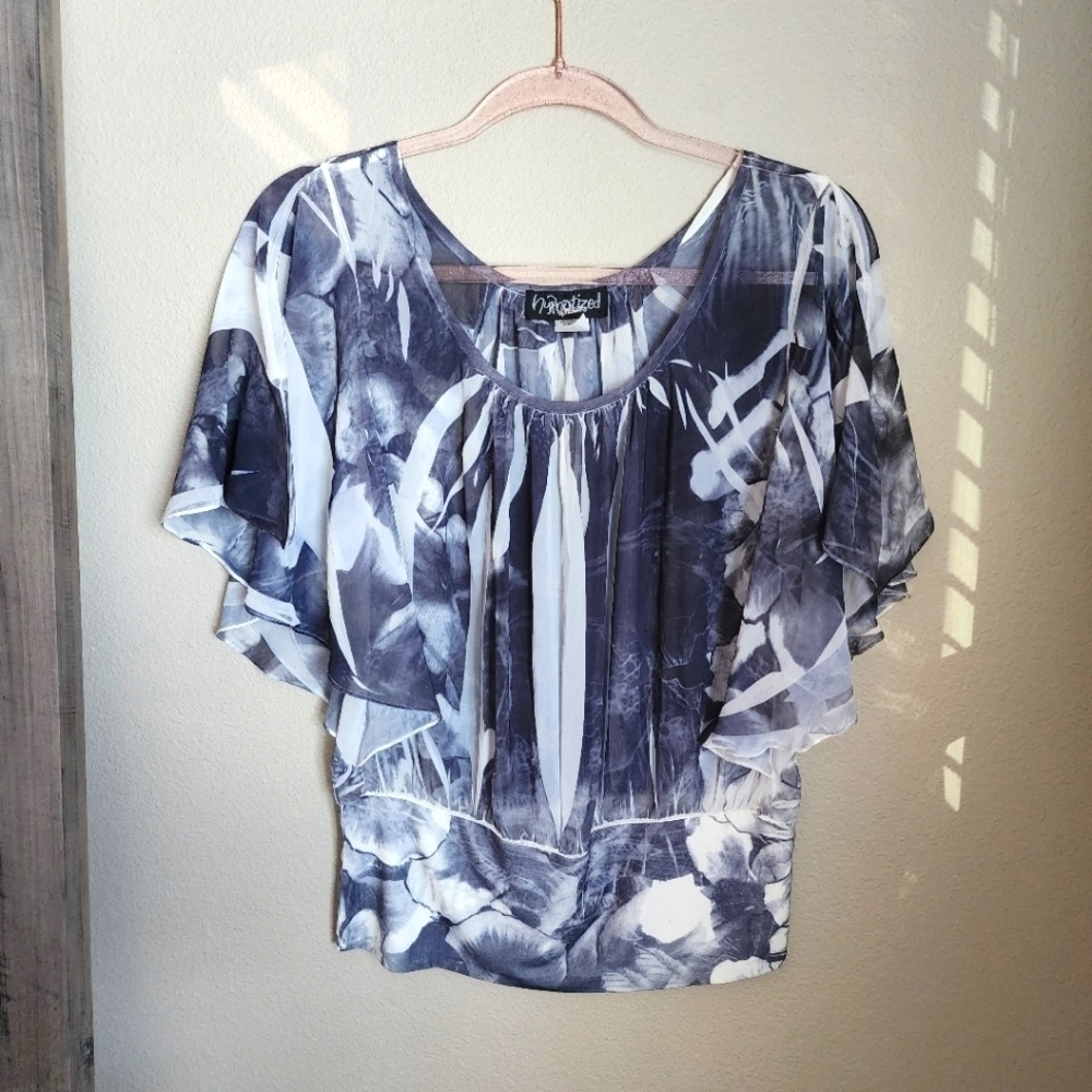 Hypnotized sheer women's top size S